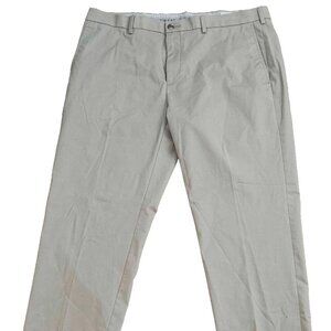 Haggar Premium Khaki Iron Free Pleated Khaki Dress Pants Men's 38x32